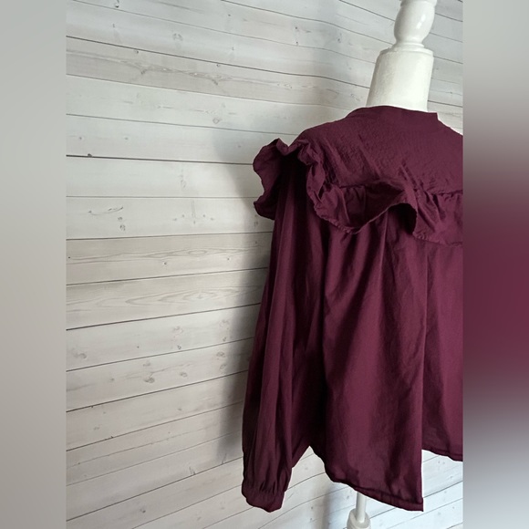 3 for $10 Purple Ruffle Top - Picture 3 of 7